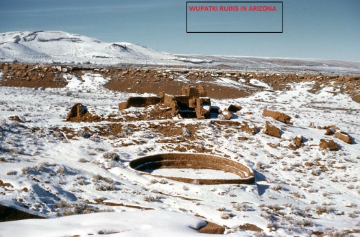 '61 Xmas Trip--Wupatki Indian Ruins Near Flagstaff, Arizona