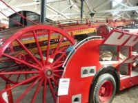 Bury Transport Museum - Bright Red Fire Engine - Manchester UK