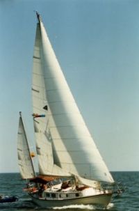 Eva Marie under sail