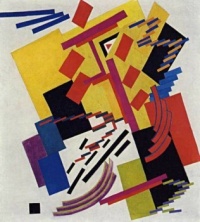 Non-objective Composition (1916) by Olga Rozanova