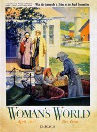 Charming 1916 Cover of Woman's World magazine