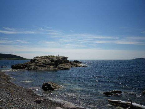 Rocky Shores on the Cabot Trail in Nova Scotia, Canada