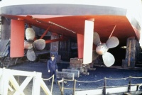 USCGC Vigorous in drydock after maintenance. (0822)