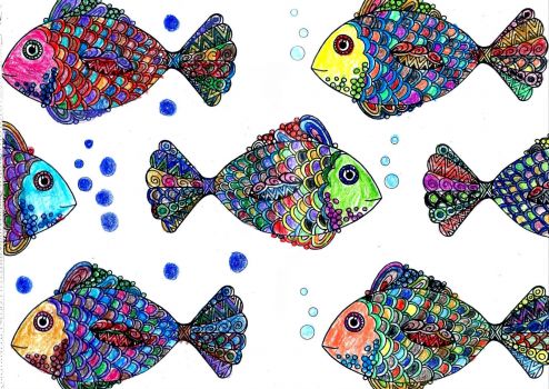 Fishes Coloring Fish