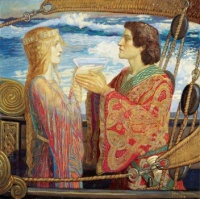 John Duncan (Scottish 1866-1945) - Tristan & Isolde, 1912
