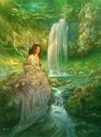 Fairy by the Waterfall