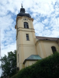 Kostel sv. Mikuláše v Třebušíně (na velkém kopci)