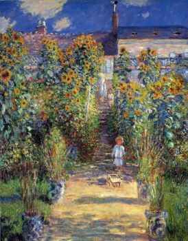 Claude Monet - The Artist's Garden at Vetheuil,1880 - especially for Beverly (Mar17P40)