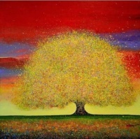 "Dreaming Tree Red"