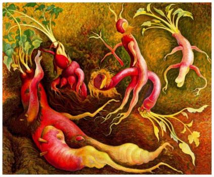 The Temptations of Saint Antony (1947) ~ Diego Rivera