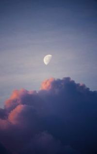 Moon with Clouds
