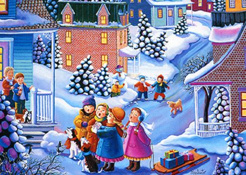 Solve Joyous Christmas Carols jigsaw puzzle online with 117 pieces