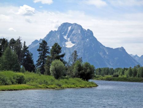 Mt. Moran from Oxbow Bend, Grand Teton National Park