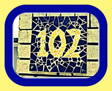House Number in Mosaics