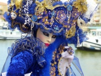 Lady in blue