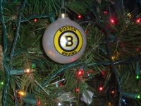 Boston Bruins Christmas tree ornament