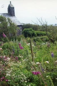 Garden in the village of Cregneash
