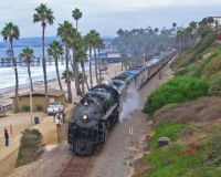Sand, Surf, cloud-covered diffused Sun, and Steam!  What more could you want?
