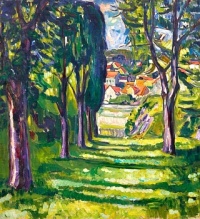 HAGE I KRAGERØ (GARDEN IN KRAGERØ), 1909, Edvard Munch (1863-1944)