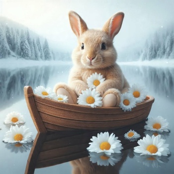 Solve rabbit jigsaw puzzle online with 144 pieces
