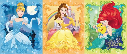 Cinderellla, Belle, Ariel
