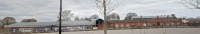 Bridlington Railway Station 27-03-2019 side & 158 791 diesel hydraulic multiple unit BREL undated horizontal panorama 01