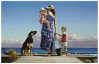 Day at the Beach - by Paul Kelley, Canadian Artist