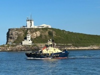 Tugboat on the way
