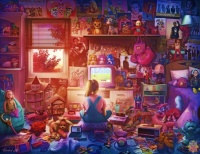 90s Girl Power - 90's Teenage girl's bedroom