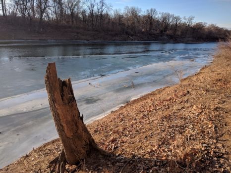 the river thaws