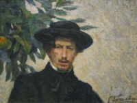 Umberto Boccioni self-portrait-1905