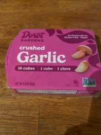 Crushed garlic