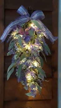 Early Mother's Day gift from my daughter & granddaughter.  Wall hanging - lighted.