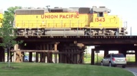 Train Crossing Trestle