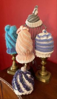 Knitted baby hats