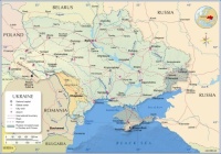 Ukraine  map of
