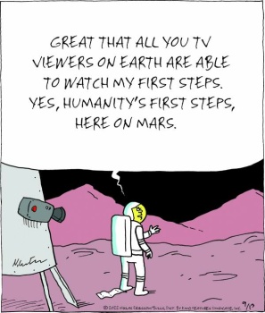 First steps on Mars