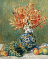 Pierre-Auguste Renoir (French, 1841–1919), Still Life, Flowers and Fruits (1889)