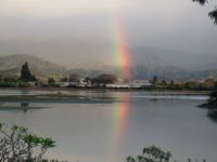 Rainbow over the Moutere Inlet