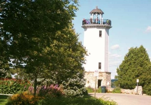 Solve Lake Winnebago lighthouse. Fond du lac, Wisconsin jigsaw puzzle