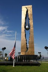 The Tear Drop Monument.