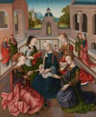 The Virgin and Child with Four Holy Virgins
