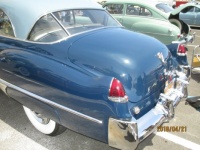 2018-4-21 AACA 1949 Cadillac back window tail light and fin