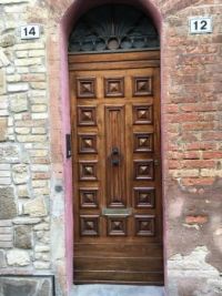 Door in Montalcino