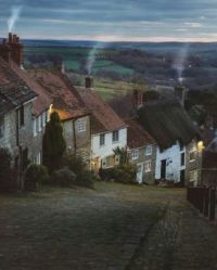 Gold Hill in Shaftesbury, UK