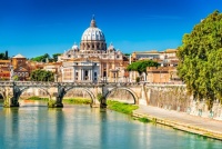 Sant Angelo Bridge, Rome, Italy