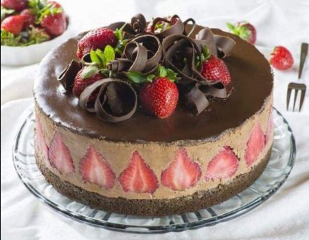 Choco strawberry cake