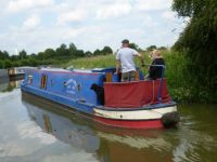 Serie: Narrow boats on a canal...... enjoying a lazy sunday