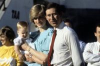 Baby Prince William with Mommy and Daddy