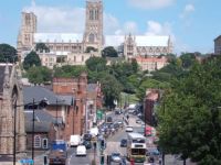Lincoln cathedral and town